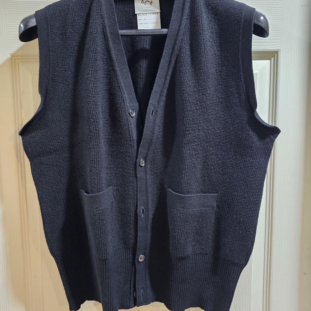 Thom Browne Brooks Brothers Black Fleece Sweater Vest